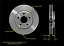 Bendix Friction PRT5518 Disc Brake Rotor - Front