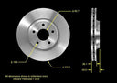 Bendix Friction PRT5528 Disc Brake Rotor - Front