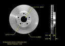 Bendix Friction PRT5557 Disc Brake Rotor - Front