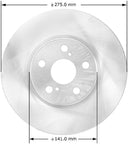 Bendix Friction PRT5818 Disc Brake Rotor - Front