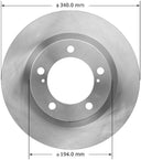 Bendix Friction PRT5908 Disc Brake Rotor - Front
