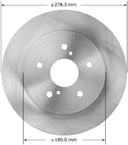 Bendix Friction PRT5942 Disc Brake Rotor - Rear