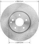 Bendix Friction PRT5957 Disc Brake Rotor - Front