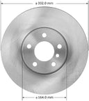 Bendix Friction PRT5968 Disc Brake Rotor - Front