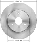 Bendix Friction PRT5987 Disc Brake Rotor - Front