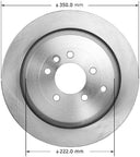 Bendix Friction PRT5989 Disc Brake Rotor - Rear