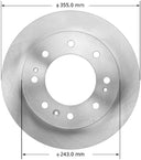 Bendix Friction PRT6074 Disc Brake Rotor - Front
