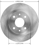Bendix Friction PRT6121 Disc Brake Rotor - Rear