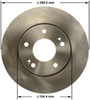 Bendix Friction PRT6148 Disc Brake Rotor - Front