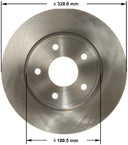 Bendix Friction PRT6171 Disc Brake Rotor - Rear