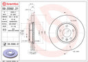Brembo 09.D392.21 Disc Brake Rotor - Front