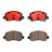 Brembo P09017N Disc Brake Pad Set - Rear