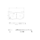 Brembo P09035N Disc Brake Pad Set - Front