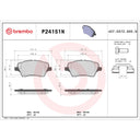 Brembo P24151N Disc Brake Pad Set - Front