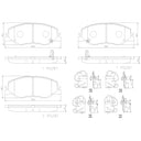 Brembo P28109N Disc Brake Pad Set - Front
