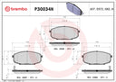 Brembo P30034N Disc Brake Pad Set - Front