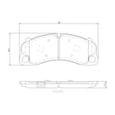 Brembo P65045N Disc Brake Pad Set - Front or Rear