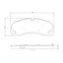Brembo P65048N Disc Brake Pad Set - Front