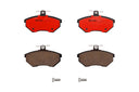 Brembo P85015N Disc Brake Pad Set - Front