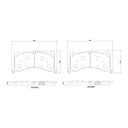 Brembo P85183N Disc Brake Pad Set - Front