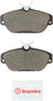 Brembo P86007N Disc Brake Pad Set - Front