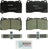 Bosch BC1049 Disc Brake Pad Set - Front