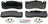 Bosch BP1371 Disc Brake Pad Set - Front