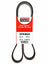 Bando 3PK860 Accessory Drive Belt - Air Conditioning and Water Pump