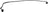 Rein CHE0706 Engine Coolant Hose - Expansion Tank (Upper) or Expansion Tank To Upper Radiator Hose
