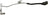 Rein CHT0803 Turbocharger Coolant Line - Return (Left)