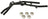 Rein CHU0681 Engine Coolant Pipe - Auxiliary Water Pump Hose To Expansion Tank Hose