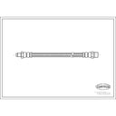 Corteco 19018506 Brake Hydraulic Hose - Front or Rear