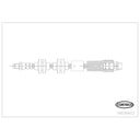 Corteco 19036602 Brake Hydraulic Hose - Front