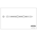 Corteco 19037267 Brake Hydraulic Hose - Rear