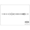 Corteco 49379100 Brake Hydraulic Hose - Front