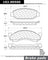 Centric 102.00500 Disc Brake Pad Set - Front