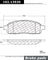 Centric 102.13920 Disc Brake Pad Set - Front