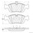 Centric 103.05580 Disc Brake Pad Set - Front