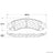 Centric 103.08340 Disc Brake Pad Set - Rear