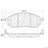 Centric 103.08880 Disc Brake Pad Set - Front