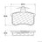 Centric 104.02280 Disc Brake Pad Set - Rear