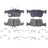 Centric 104.23840 Disc Brake Pad Set - Rear