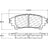 Centric 105.13910 Disc Brake Pad Set - Rear