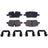 Centric 105.23030 Disc Brake Pad Set - Rear