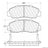 Centric 106.05030 Disc Brake Pad Set - Front
