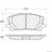 Centric 106.10050 Disc Brake Pad Set - Front
