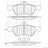 Centric 106.10470 Disc Brake Pad Set - Front