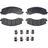 Centric 106.23820 Disc Brake Pad Set - Front