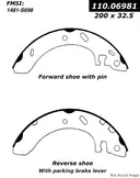 Centric 110.06981 Drum Brake Shoe - Rear