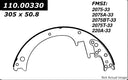 Centric 111.00330 Drum Brake Shoe - Front or Rear
